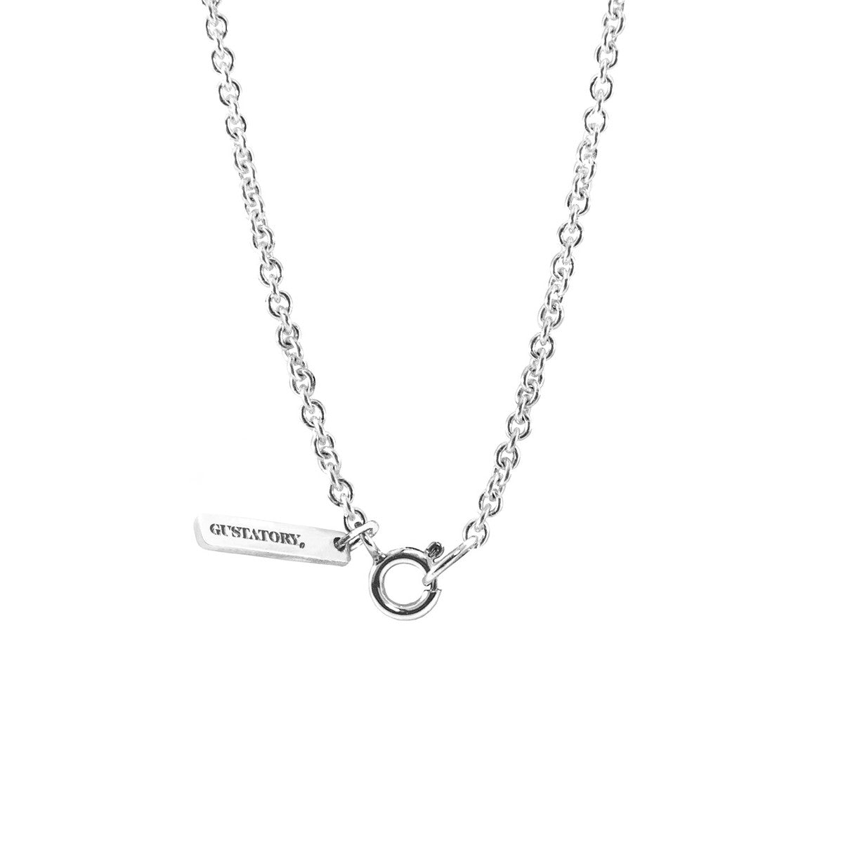 GUSTATORY Coffee Bean Silver Necklace Pendant