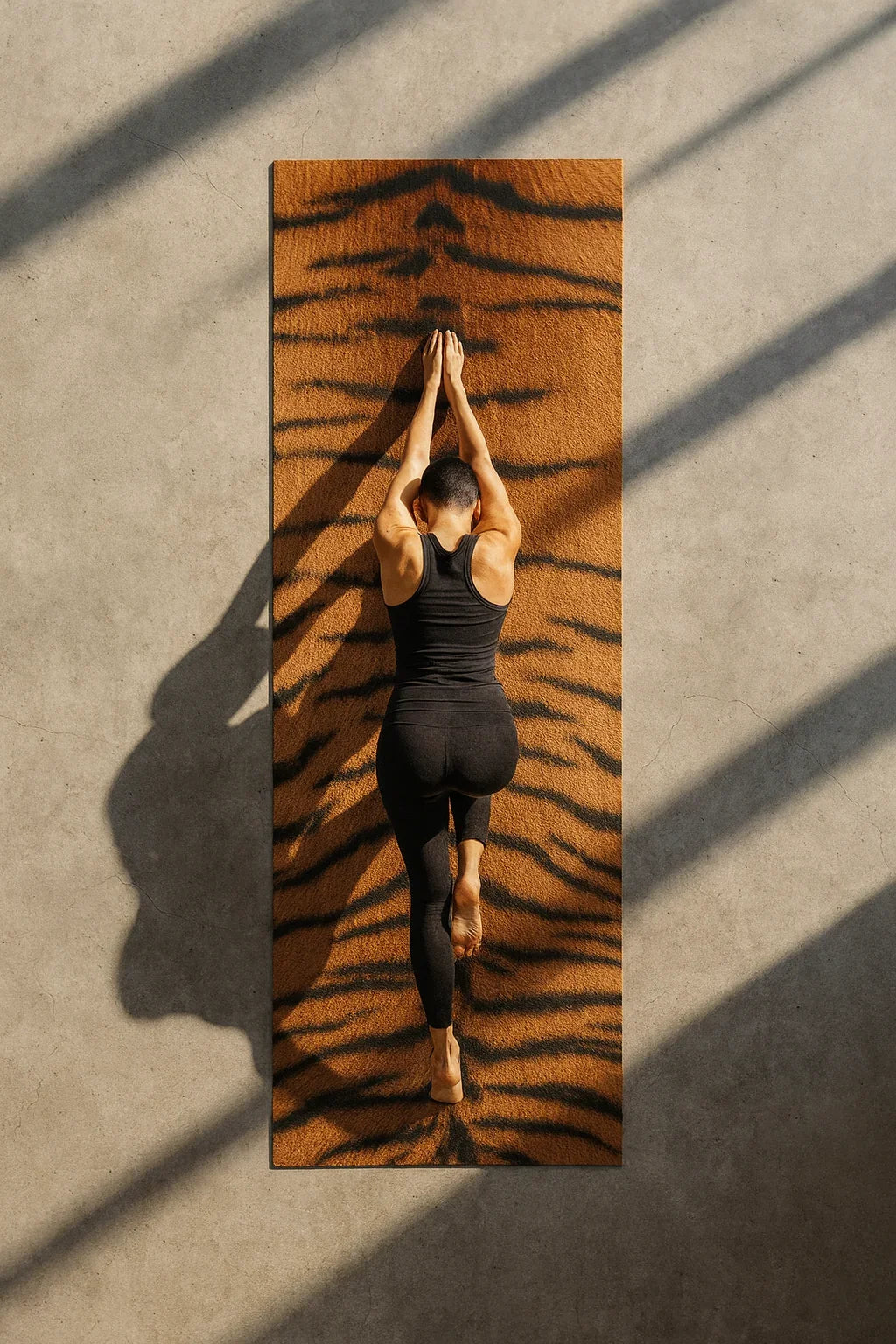 Tiger Stripe Non-Toxic Yoga Mat – Bold Design, Earth-Friendly | Yune-0