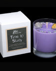 Time To Study - Crystal Infused Scented Candle