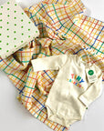 Organic Cotton Baby Bodysuit & Muslin Swaddle Blanket Gift Set