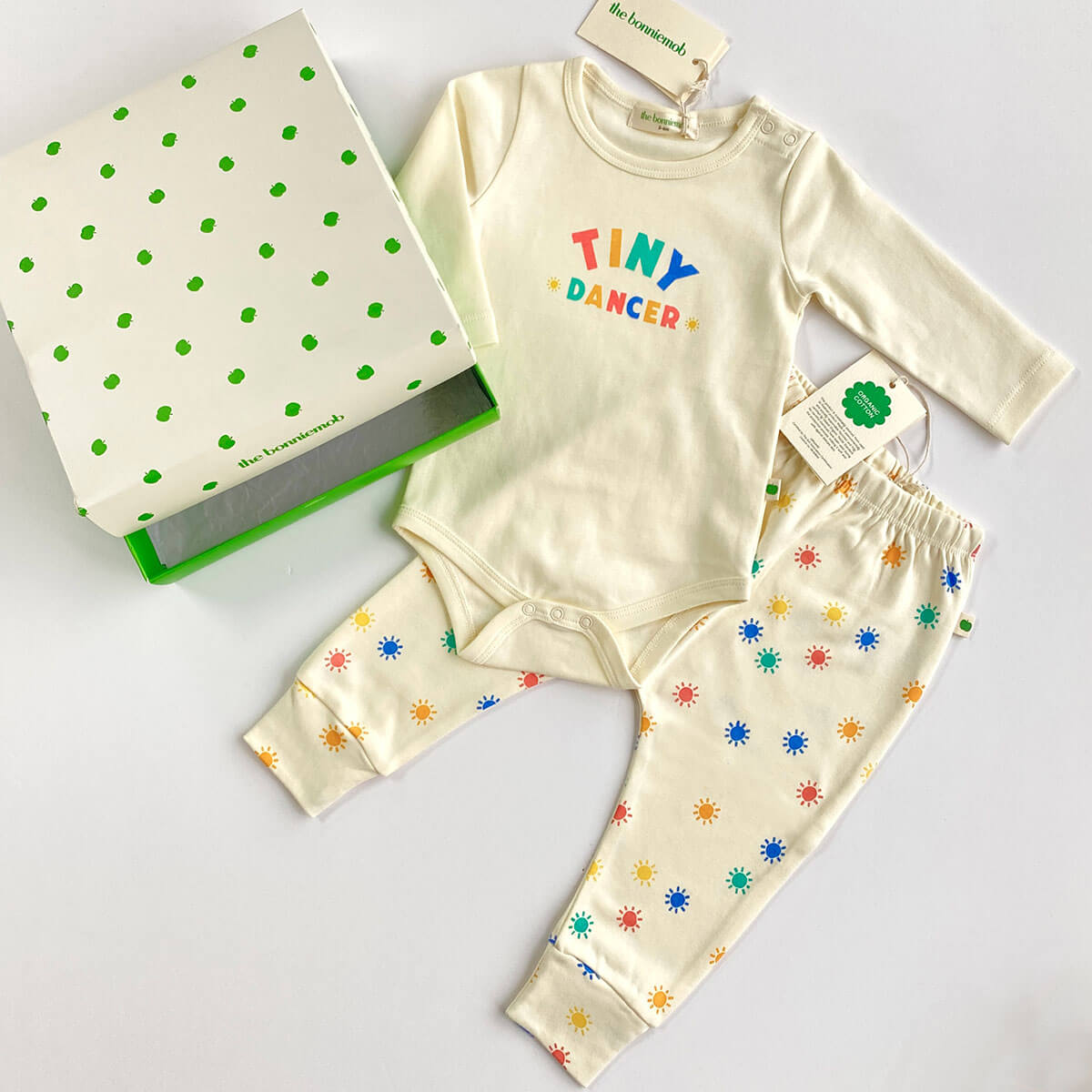 Organic Cotton Baby Bodysuit &amp; Legging Gift Set - Tiny Dancer