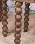 Tivani Wooden Side Table Set of 2 Bobbin Legs