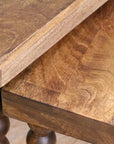 Tivani Wooden Side Table Set of 2 Bobbin Legs