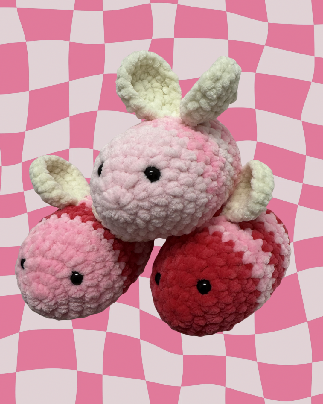 Beatrice The Bee -Crochet Bumblebee Plush – Chunky Handmade Bee Plushie Gift
