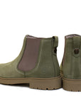 Toddy Short Boot in Sage Green