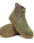 Toddy Short Boot in Sage Green