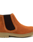 Short Boot in Burnt Orange