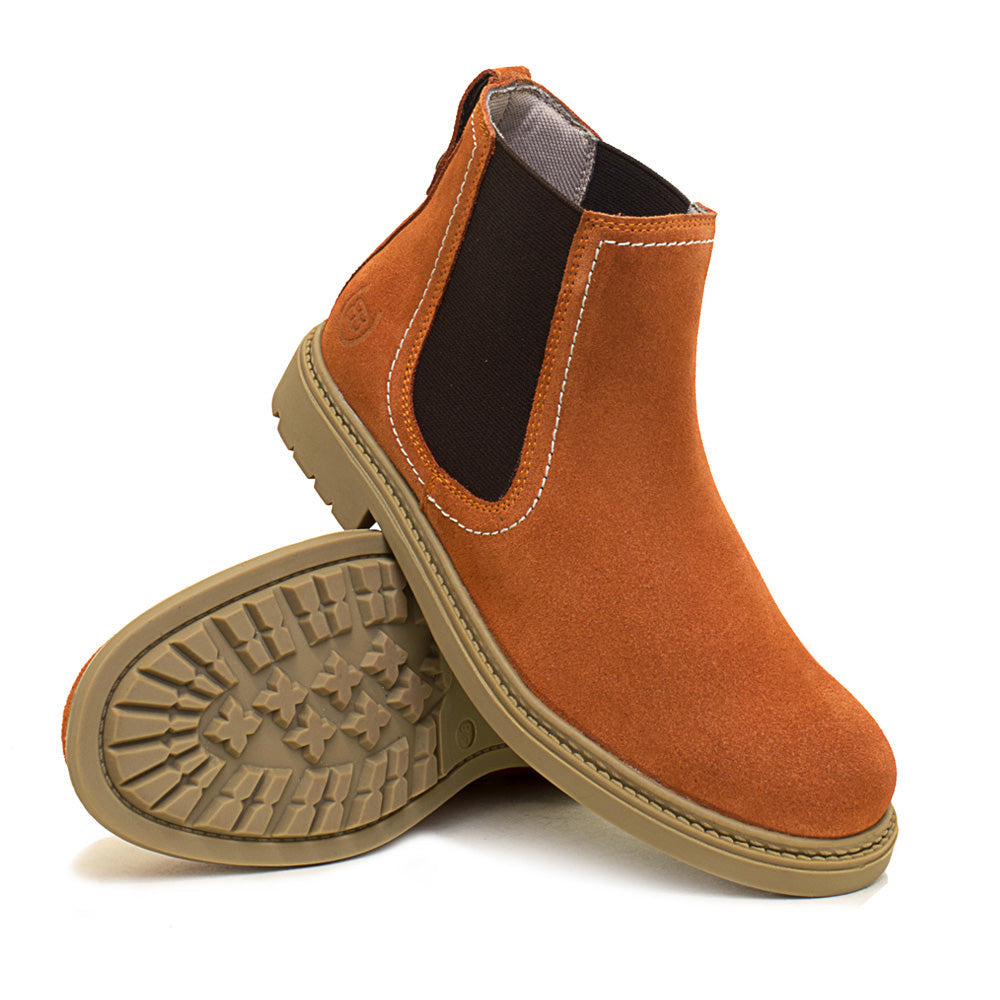 Short Boot in Burnt Orange