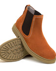 Short Boot in Burnt Orange