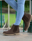 Toddy Short Boot in Brown