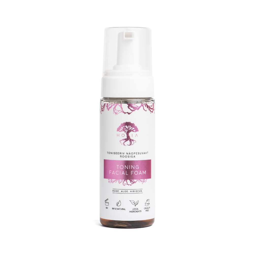 Revitalize Your Skin with Organic Rose Water Face Wash Foam - Gentle, Hydrating &amp; Protective by HOIA at www.brixbailey.com