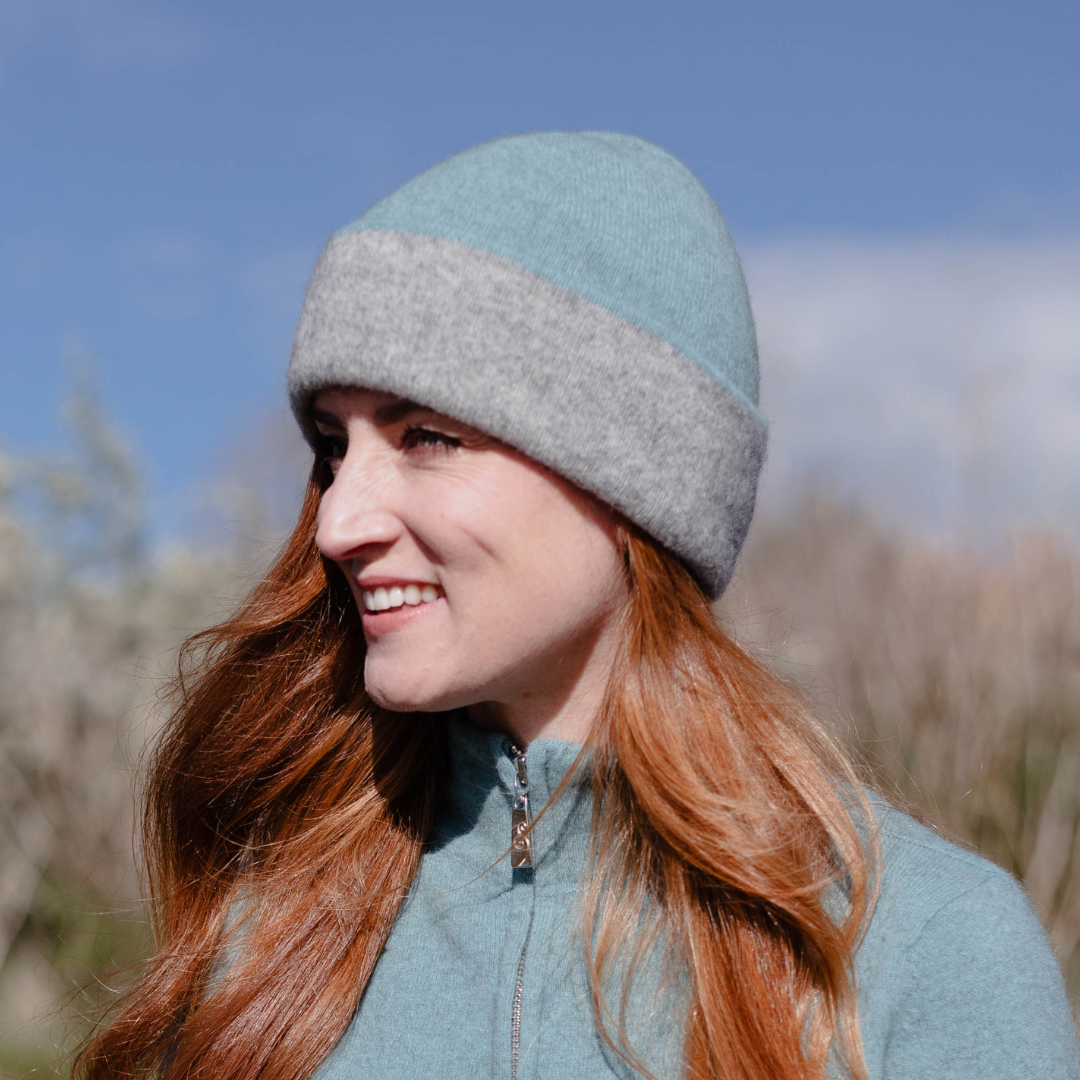 Possum Merino &amp; Silk Reversible Beanie