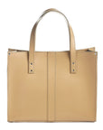 Handmade Leather Shopper - Iced Coffee