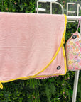 Pastel Petal Dog Towel