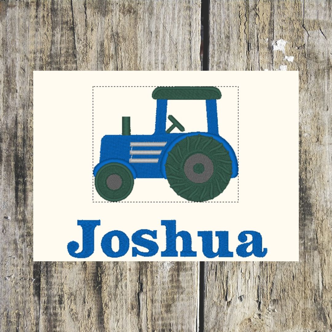 Tractor Personalised Towels