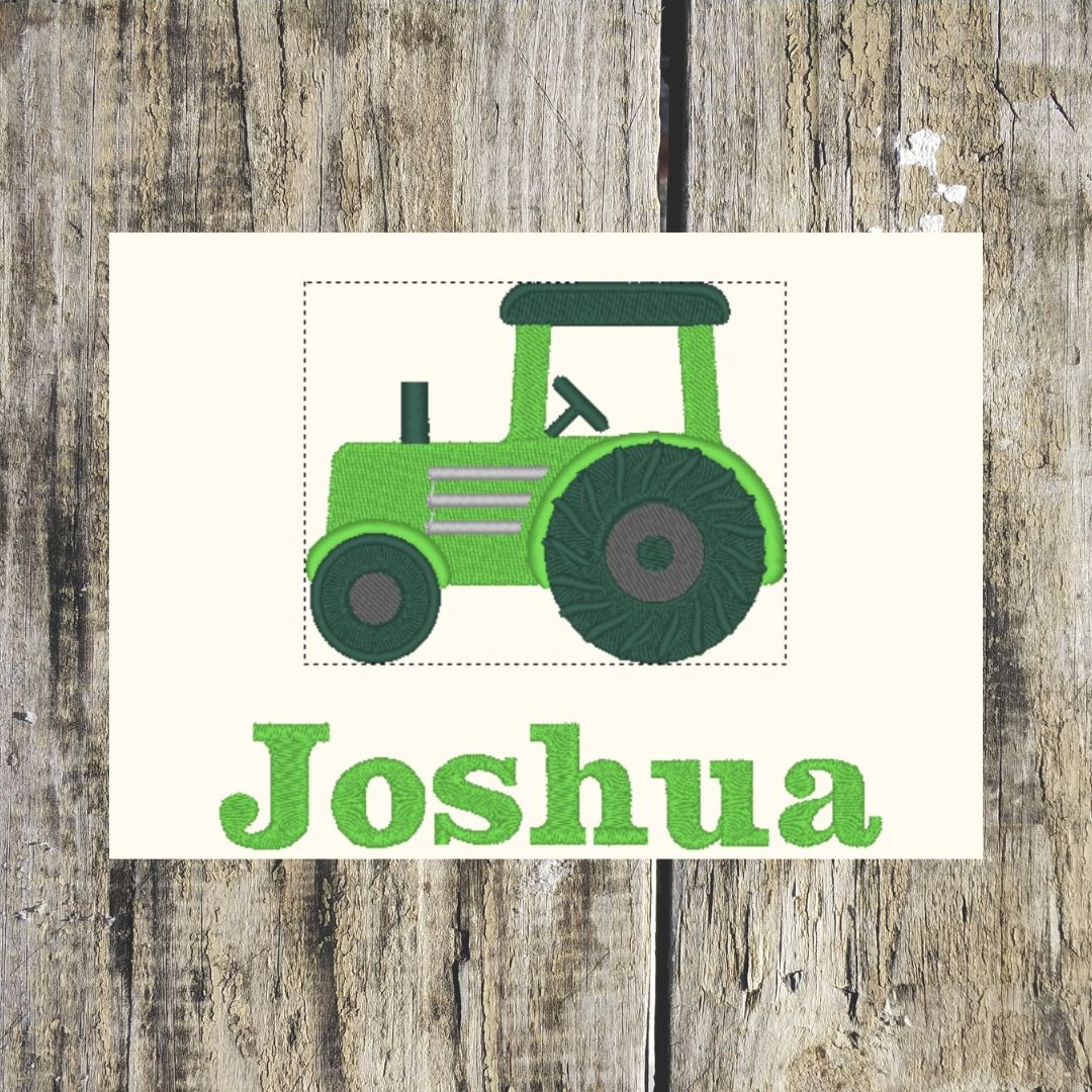 Tractor Personalised Towels