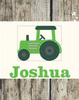 Tractor Personalised Towels