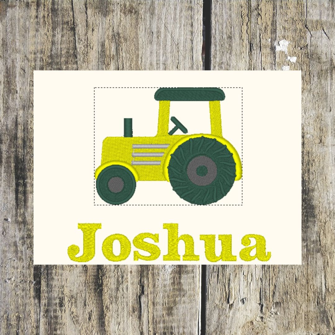 Tractor Personalised Towels