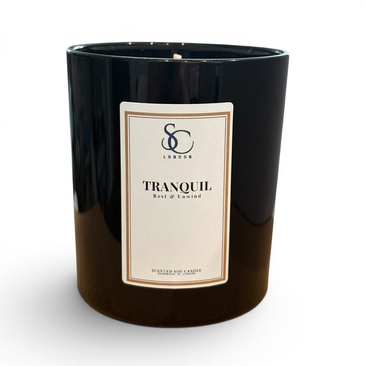 Tranquil – Luxury 30cl Soy Therapy Candle for Rest &amp; Unwind