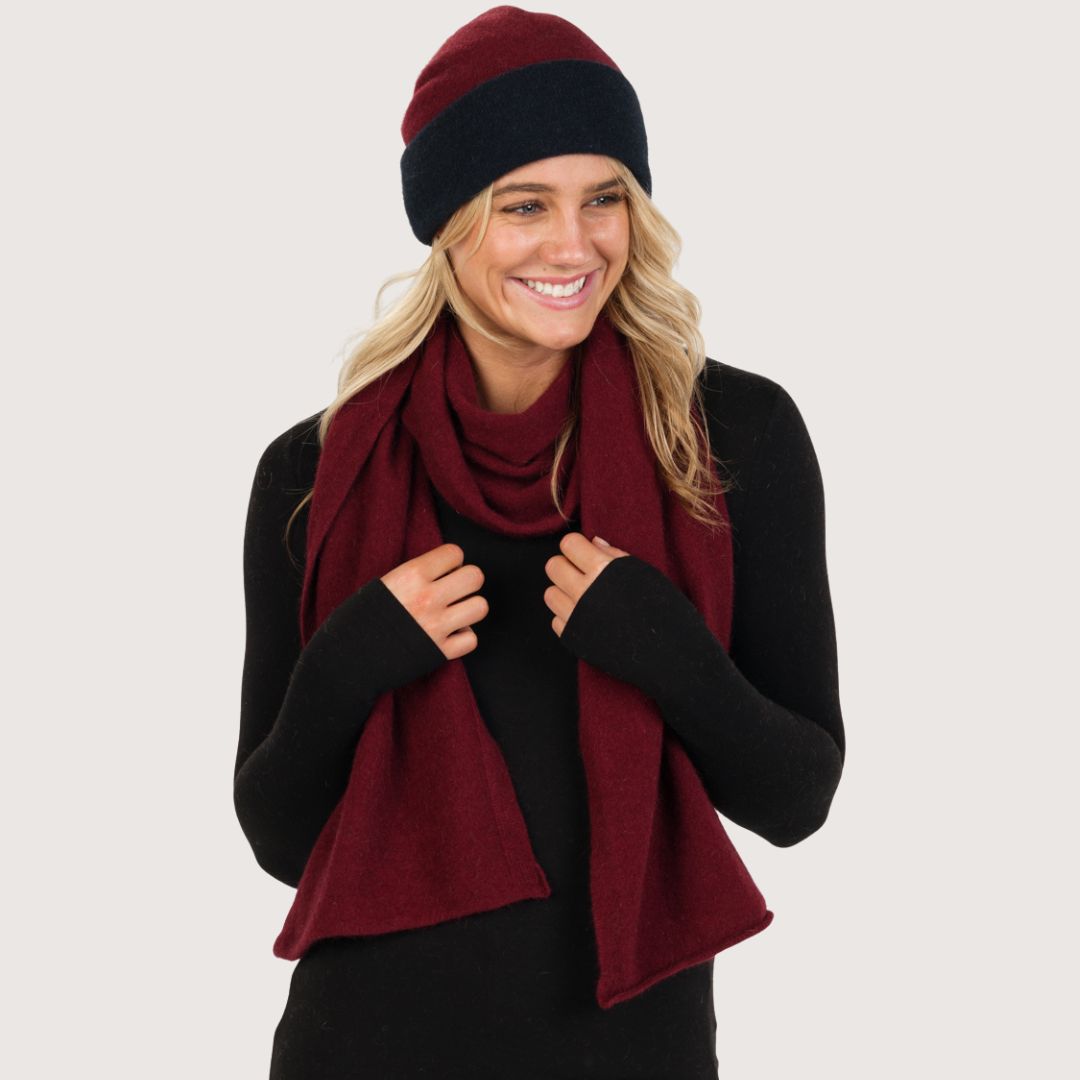 Possum Merino & Silk Travel Scarf