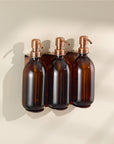 Copper Triple Wall Mounted Soap Dispenser