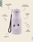 Kids' Stainless Steel Water Bottle – Durable & Leak Proof by Trixie Baby at brixbailey.com