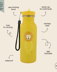 Durable Stainless Steel Kids' Water Bottle – Leakproof & Toxin-Free by Trixie Baby at brixbailey.com