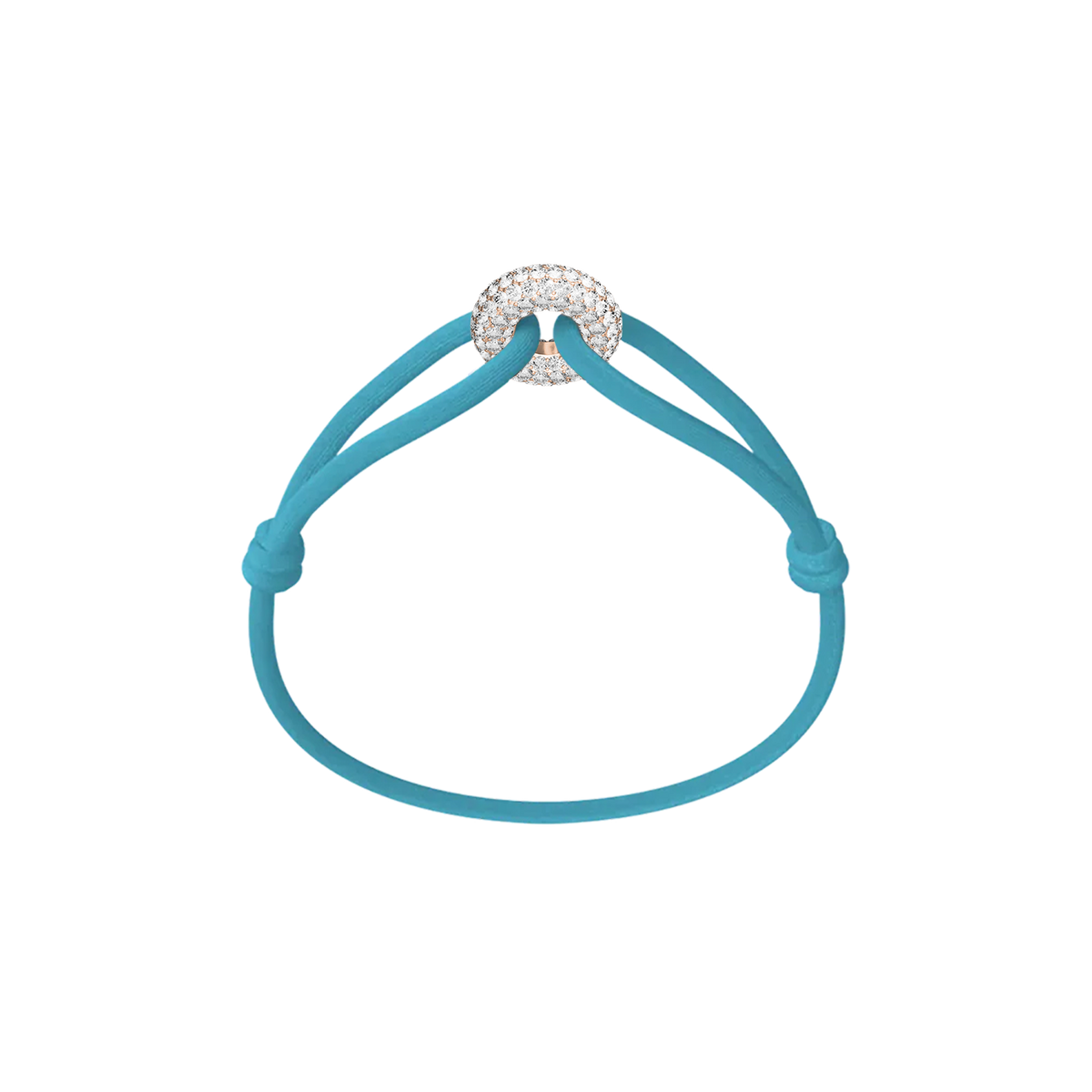 Rose Soho Pavé Cord Bracelet