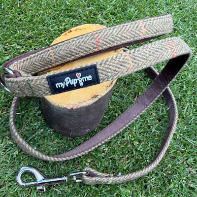 Luxury Tweed Lead by My Pup and Me