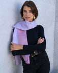 Two Tone Baby Alpaca Scarf