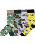 UK Forest Animals 4 Pack Bamboo Sock Set