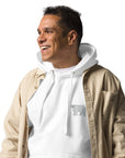 Think Ocean Polar Bear Aspirations Cotton Blend Embroidered Hoodie