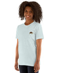 Think Ocean Turtle Aspirations Cotton Embroidered T-Shirt
