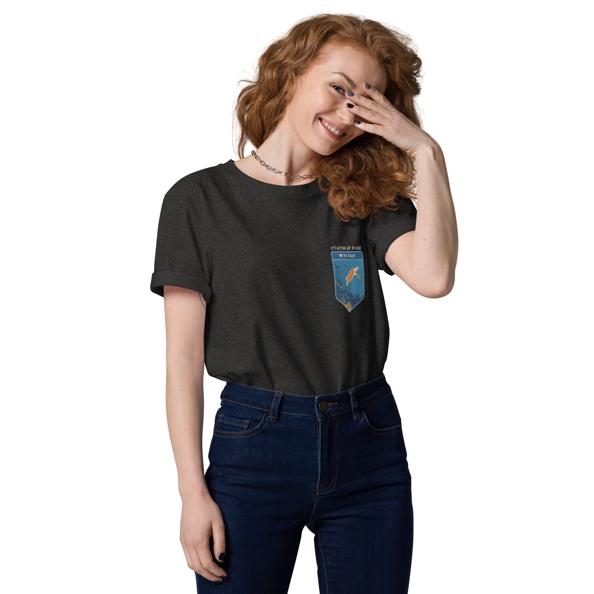 Think Ocean Turtle Love The Planet Organic Cotton T-Shirt