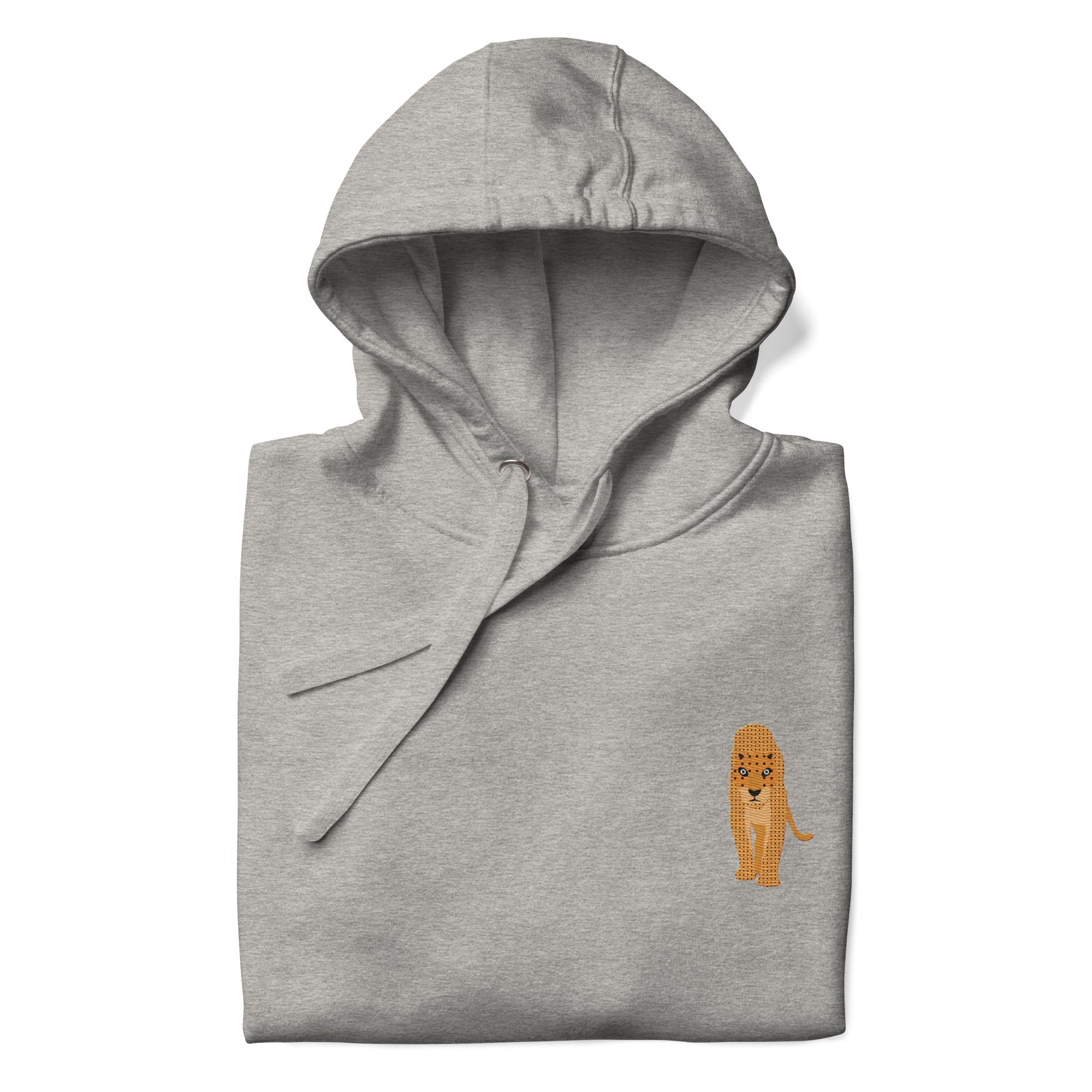 Think Ocean Leopard Aspirations Cotton Blend Embroidered Hoodie