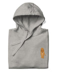 Think Ocean Leopard Aspirations Cotton Blend Embroidered Hoodie