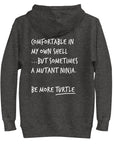 Think Ocean Turtle Aspirations Cotton Blend Embroidered Hoodie