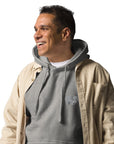 Think Ocean Elephant Aspirations Cotton Blend Embroidered Hoodie