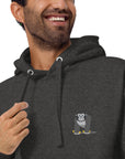 Think Ocean Gorilla Aspirations Cotton Blend Embroidered Hoodie