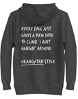 Think Ocean Orangutan Aspirations Cotton Blend Embroidered Hoodie