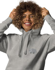 Think Ocean Rhino Aspirations Cotton Blend Embroidered Hoodie
