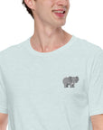 Think Ocean Elephant Aspirations Cotton Embroidered T-Shirt