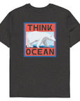 Think Ocean Polar Bear Pixel Art Organic Cotton T-Shirt