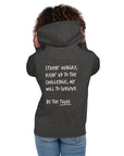 Think Ocean Tiger Aspirations Cotton Blend Embroidered Hoodie