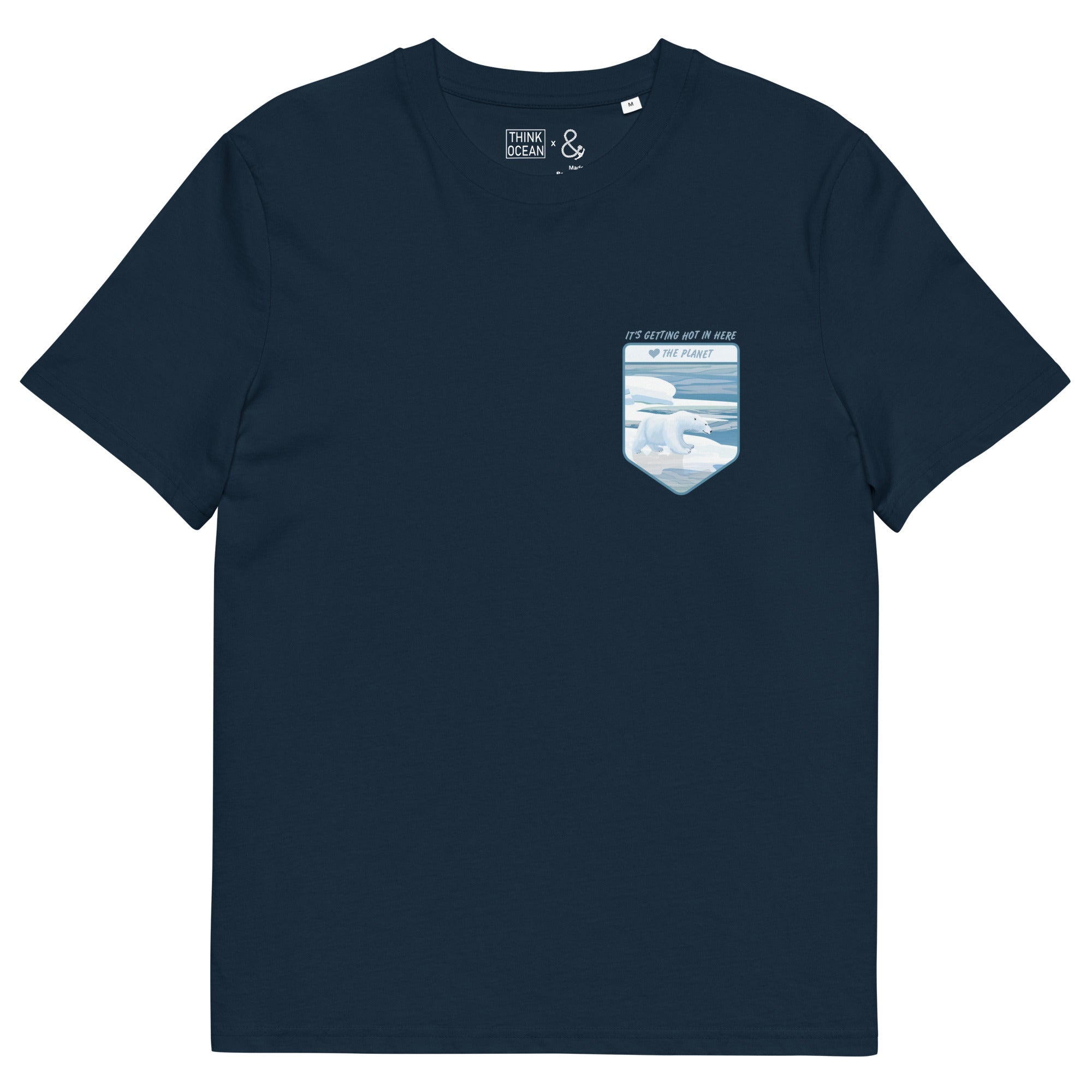 Think Ocean Polar Bear Love The Planet Organic Cotton T-Shirt