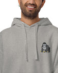 Think Ocean Gorilla Aspirations Cotton Blend Embroidered Hoodie