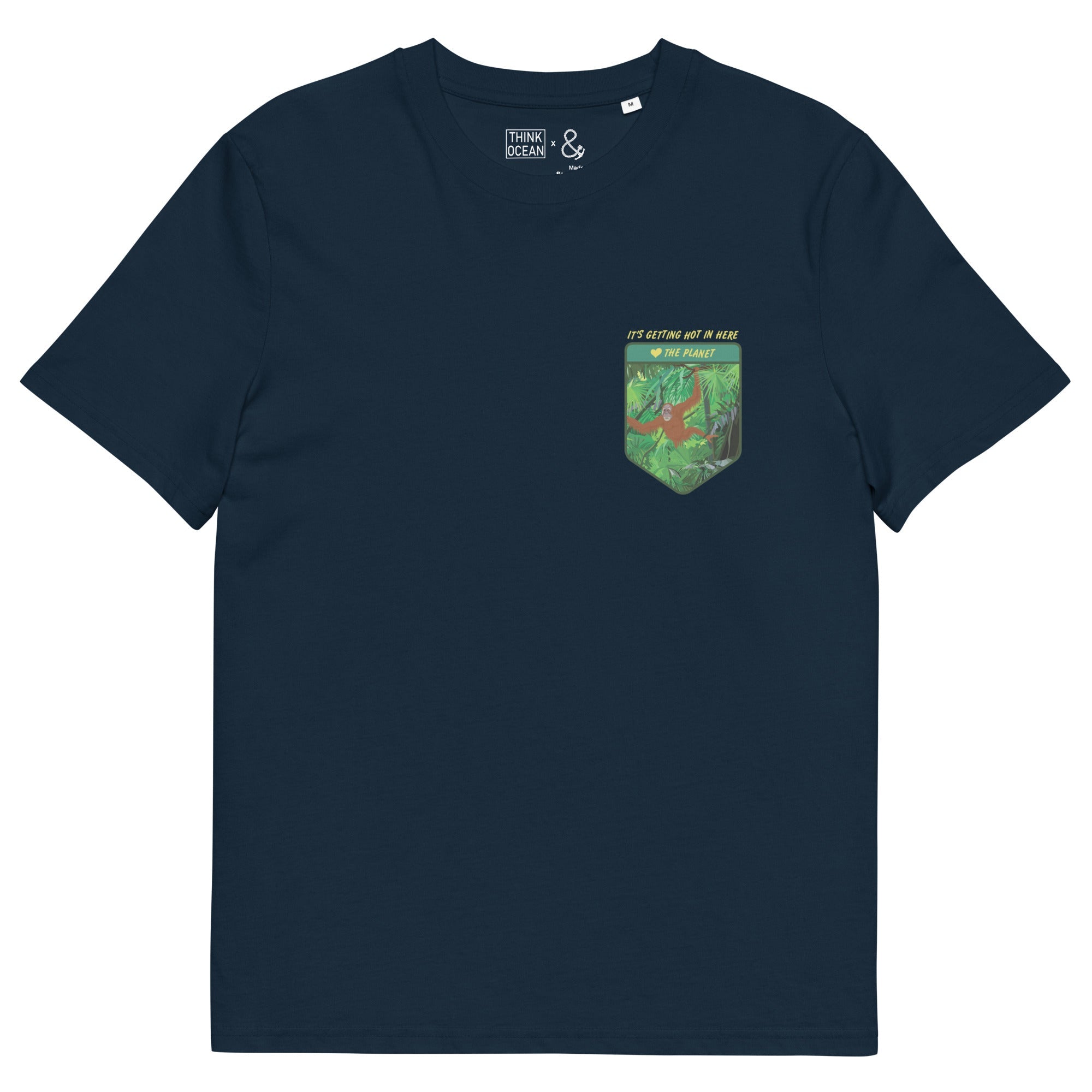 Think Ocean Orangutan Love The Planet Organic Cotton T-Shirt