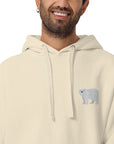 Think Ocean Polar Bear Aspirations Cotton Blend Embroidered Hoodie