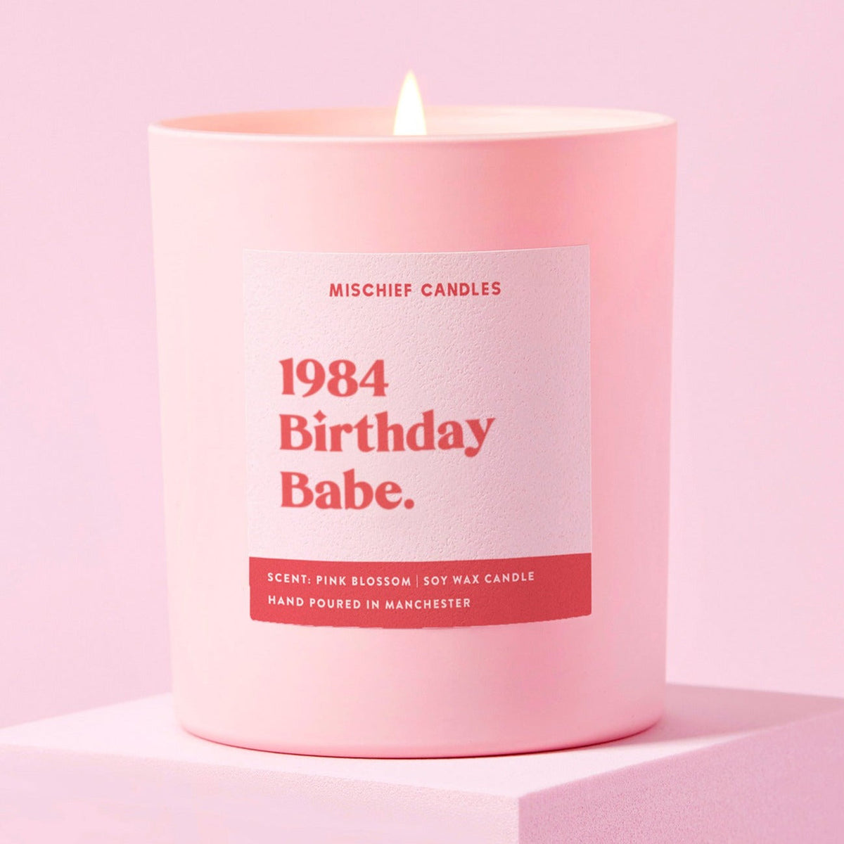 1984 Birthday Babe Candle