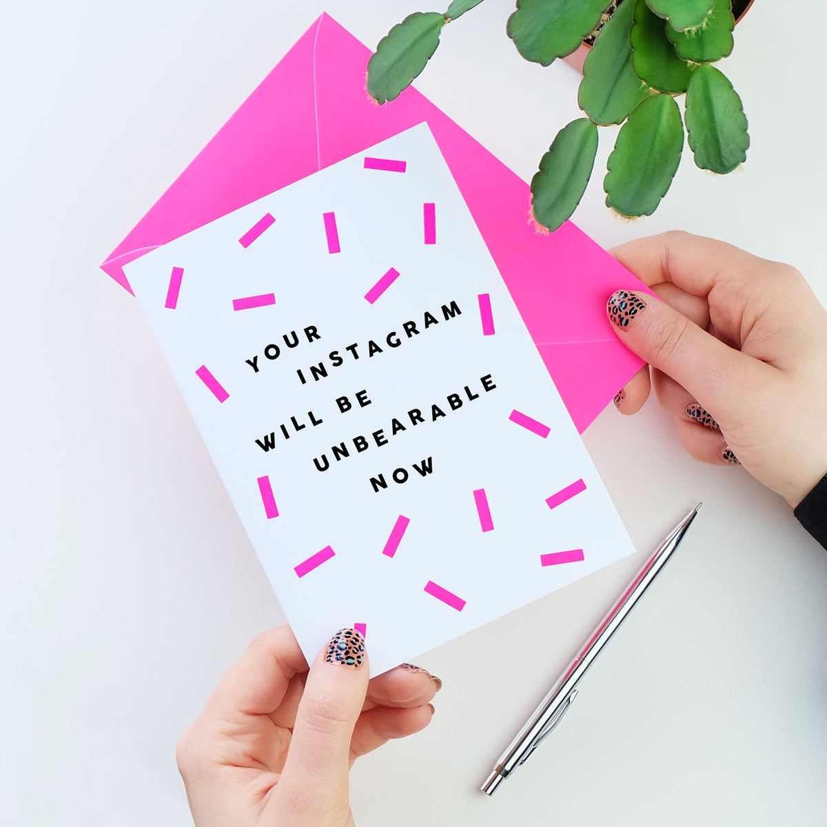 Your Instagram Will Be Unbearable Now - New Baby Card